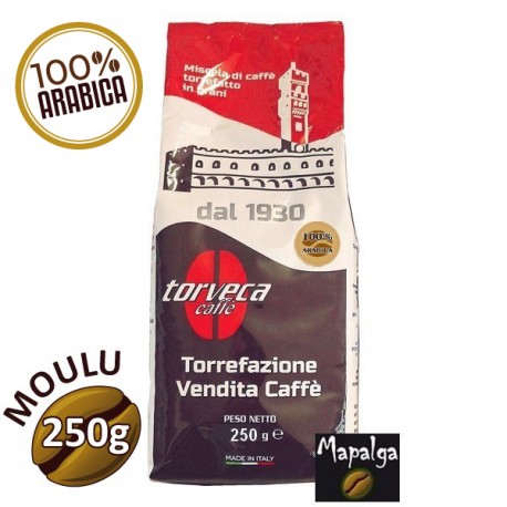 Café moulu 100 ARABICA 250g TORVECA MAPALGA CAFES