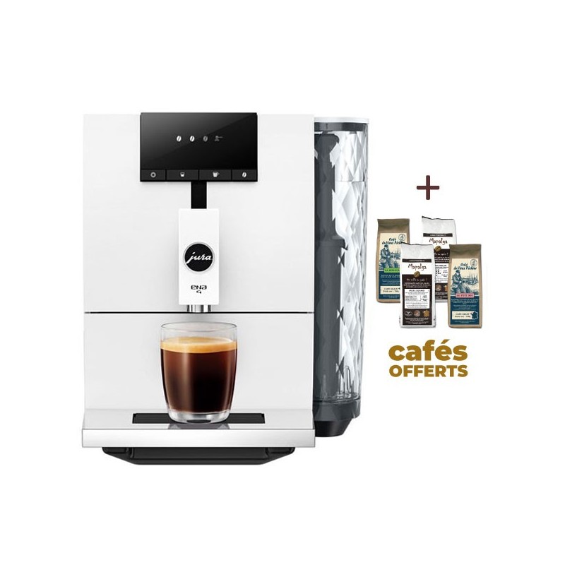 Machine à café ENA4 Full Nordic White 15499 JURA (4 x 250g de café offerts)