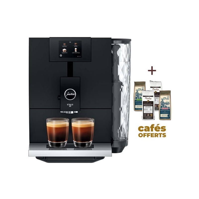 Machine à café ENA 8 Full Metropolitan Black (EC) 15493 JURA (4 x 250g de café offerts)
