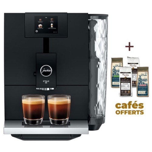 Machine à café ENA 8 Full Métropolitain Black (EC) 15493 JURA (4 x 250g de café offerts)