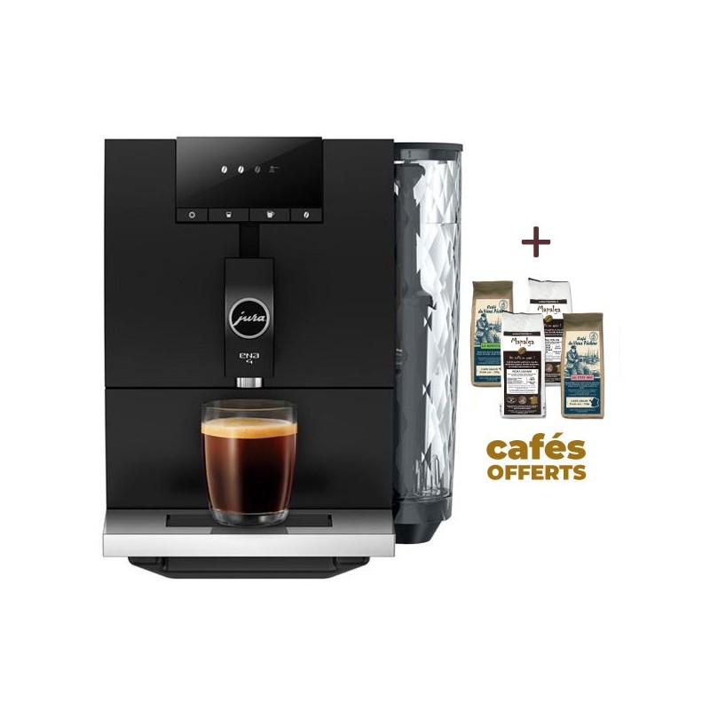 Machine à café ENA4 Full Metropolitan Black 15501 JURA (4 x 250g de café offerts)