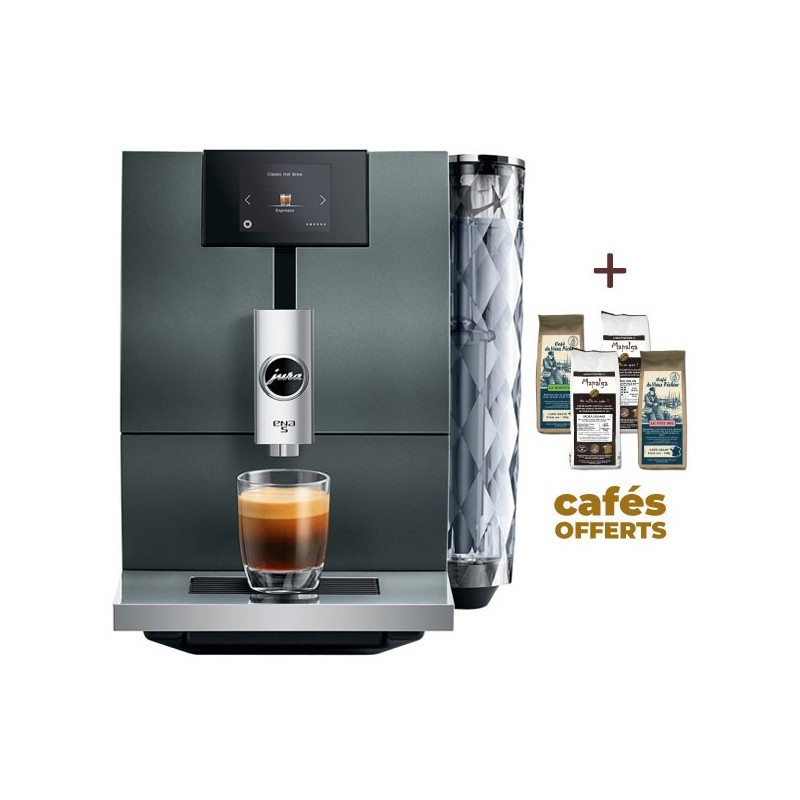 Machine à café ENA 5 NIGHT INOX 15696 JURA (4 x 250g de café offerts)