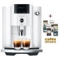 E4 Piano WHITE 15433 jura coffee machine (4 x 250g of coffee offered)