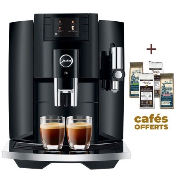 Machine à café E8 Piano Black (EB) 15355 - JURA (4 x 250g de café offerts)