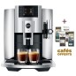 E8 Chrome Coffee Machine (EB) 15363 - Jura (4 x 250g of coffee offered)