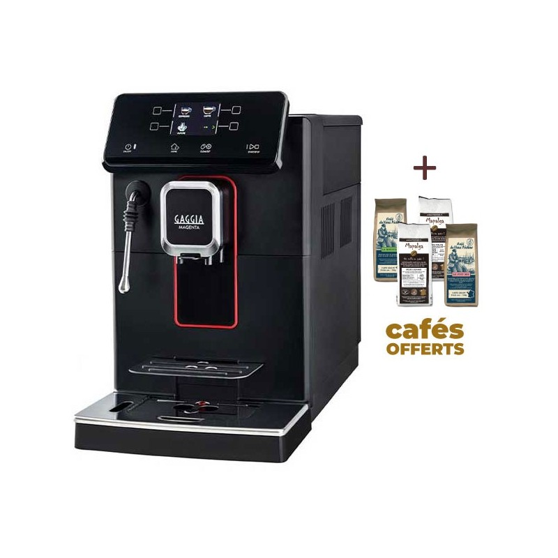 Machine à café automatique MAGENTA PLUS RI8700/01 GAGGIA (4 x 250g de café offerts) Machine à café automatique MAGENTA PLUS RI8700/01 GAGGIA (4 x 250g de café offerts)