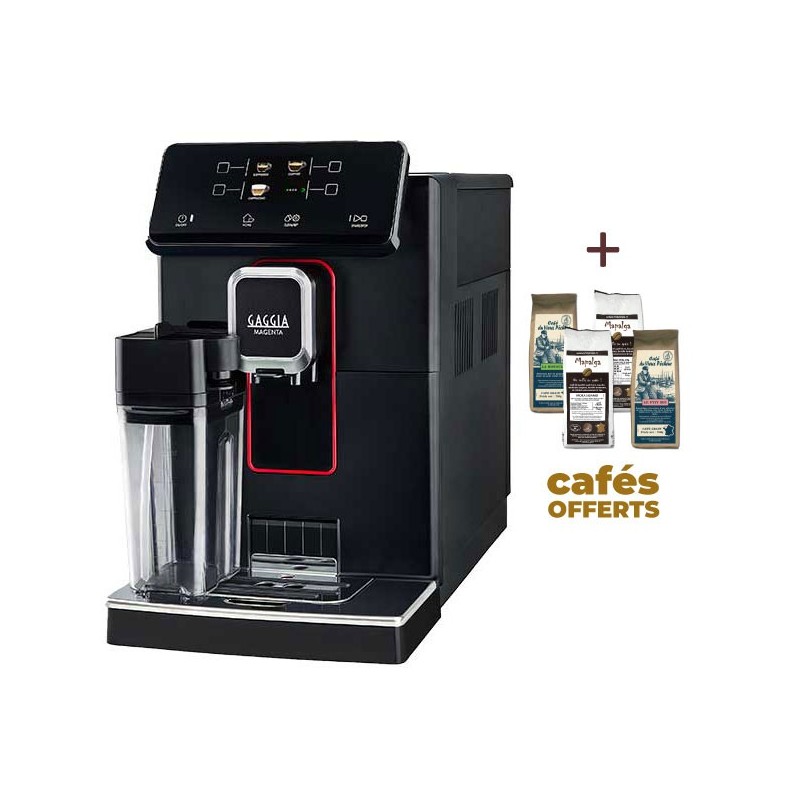 Machine à café automatique MAGENTA PRESTIGE RI8702/01 GAGGIA (4 x 250g de café offerts)