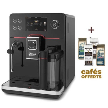 Machine à café automatique ACCADEMIA GLASS RI9781/01 - GAGGIA (4 x 250g de café offerts)