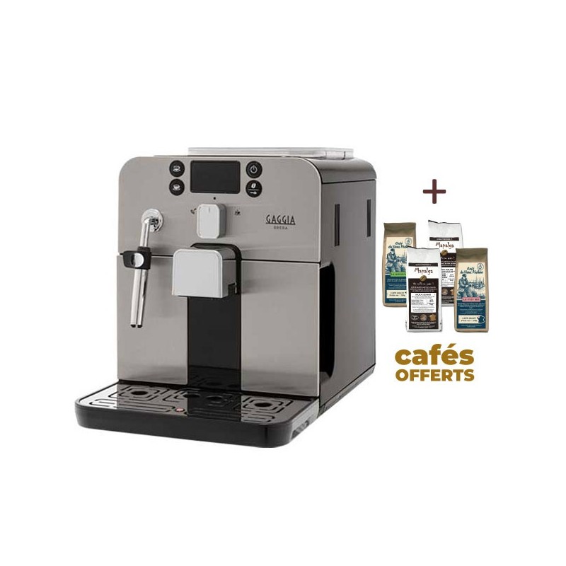 Machine à café automatique BRERA BLACK GAGGIA RI9305/11 (4 x 250g de café offerts) Machine à café automatique BRERA BLACK GAGGIA RI9305/11 (4 x 250g de café offerts)