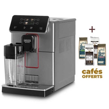 Machine à café automatique MAGENTA PRESTIGE GLAZED GREY GAGGIA EG6603/90 (4 x 250g de café offerts)