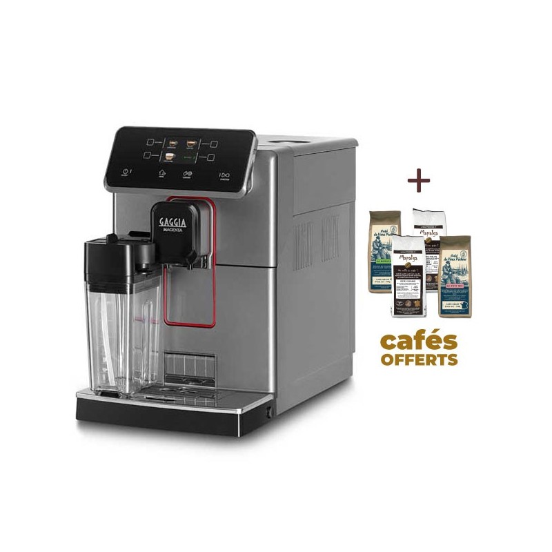 Machine à café automatique MAGENTA PRESTIGE GLAZED GREY GAGGIA EG6603/90 (4 x 250g de café offerts) Machine à café automatique MAGENTA PRESTIGE GLAZED GREY GAGGIA EG6603/90 (4 x 250g de café offerts)