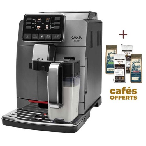 Machine à café automatique CADORNA PRESTIGE GAGGIA RI9604/01 (4 x 250g de café offerts)