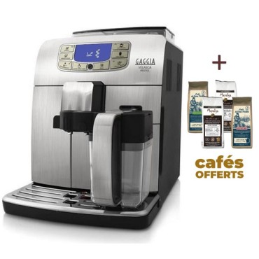 Macchina automatica velasca argento otc gaggia ri8263/01 + 2 kg di caffè offerto