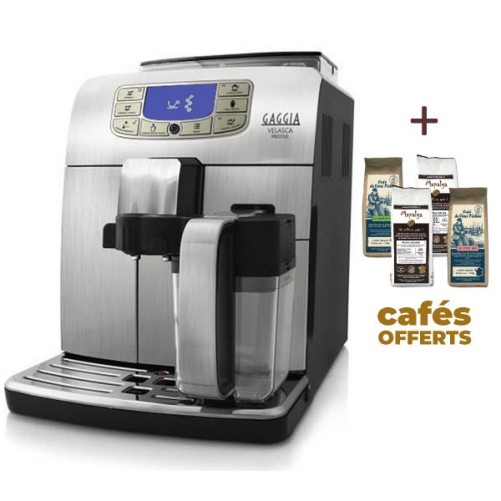 Machine à café automatique VELASCA SILVER OTC GAGGIA RI8263/01 (4 x 250g de café offerts)