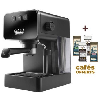 Machine à café ESPRESSO STYLE STONE BLACK GAGGIA EG2111/01 (4 x 250g de café offerts)
