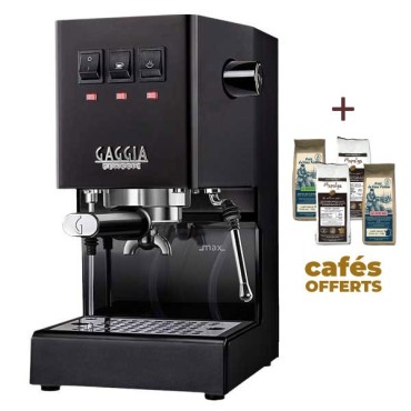 Machine à café espresso CLASSIC E24 THUNDER BLACK GAGGIA RI9481/14 (4 x 250g de café offerts)