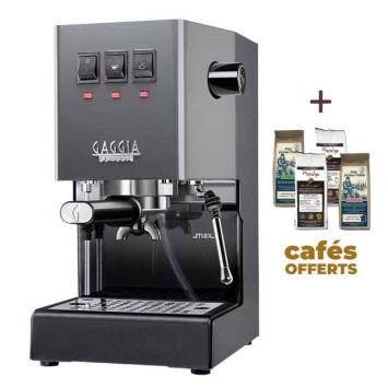 Espresso Classic E24 Coffee Machine Industrial Gray Gaggia Ri9481/16 + 1 kg of ground coffee offered