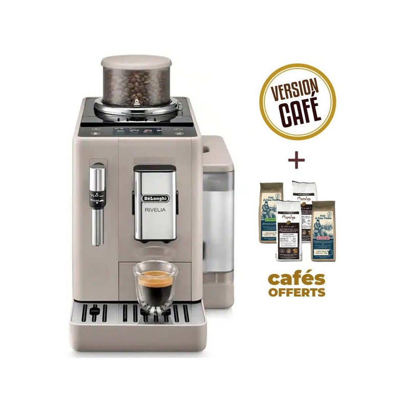 DELONGHI Rivelia Beige sable FEB 4435.BG garantie 3 ans (4 x 250g de café offerts) DELONGHI Rivelia Beige sable FEB 4435.BG garantie 3 ans (4 x 250g de café offerts)
