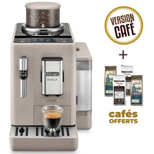 DELONGHI Rivelia Beige sable FEB 4435.BG  garantie 3 ans (4 x 250g de café offerts)
