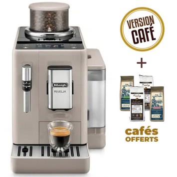 DELONGHI Rivelia Beige sable FEB 4435.BG  garantie 3 ans (4 x 250g de café offerts)