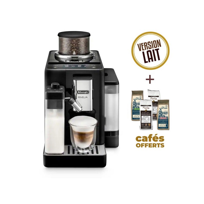 DELONGHI Rivelia Black FEB 4455.B garantie 3 ans (4 x 250g de café offerts) DELONGHI Rivelia Black FEB 4455.B garantie 3 ans (4 x 250g de café offerts)