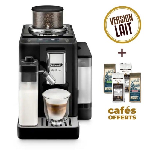 Delonghi Rivelia Black Feb 4455.B 3 year warranty + 2 kg of coffee offered