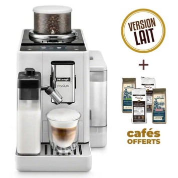 DELONGHI Rivelia White FEB 4455.W  garantie 3 ans (4 x 250g de café offerts)