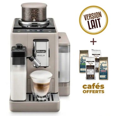 DELONGHI RIVELIA BEIGE SAND FEB 4455.Bg 3 year warranty + 2 kg of coffee offered
