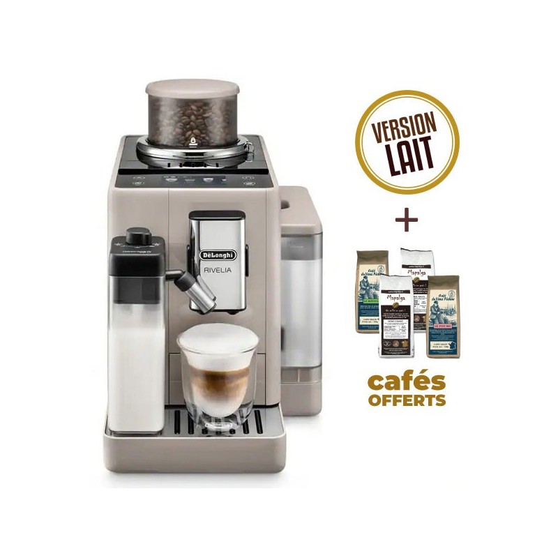 DELONGHI Rivelia Beige sable FEB 4455.BG  garantie 3 ans (4 x 250g de café offerts)