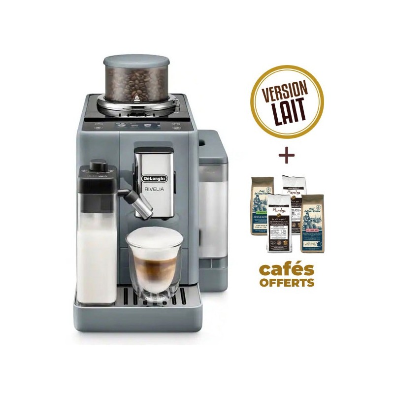 DELONGHI Rivelia Gris FEB 4455.G garantie 3 ans (4 x 250g de café offerts) DELONGHI Rivelia Gris FEB 4455.G garantie 3 ans (4 x 250g de café offerts)