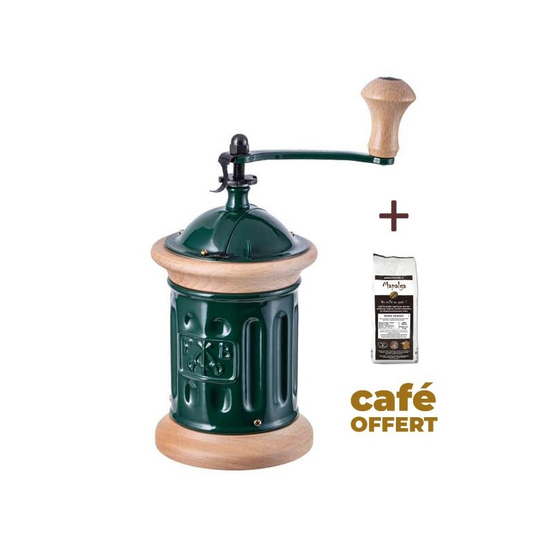 Moulin à café MACININO GREEN F32600/7 - TRE SPADE + 250G DE CAFÉ OFFERTS Moulin à café MACININO GREEN F32600/7 - TRE SPADE + 250G DE CAFÉ OFFERTS