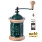 Moulin à café MACININO GREEN F32600/7 - TRE SPADE + 250G DE CAFÉ OFFERTS Moulin à café MACININO GREEN F32600/7 - TRE SPADE + 250G DE CAFÉ OFFERTS