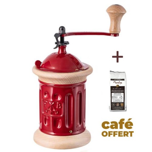 Moulin à café MACININO RED F32600/2 - TRE SPADE + 250G DE CAFÉ OFFERTS