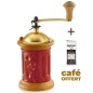 Moulin à café MC13RED - F32600 - TRE SPADE + 250g de café OFFERTS