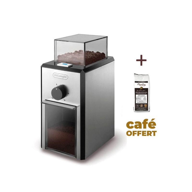 Moulin à café KG89 DELONGHI + 250g de café OFFERTS Moulin à café KG89 DELONGHI + 250g de café OFFERTS