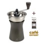 Moulin à café manuel 19 cm KRONOS Peugeot + 250g de café OFFERTS
