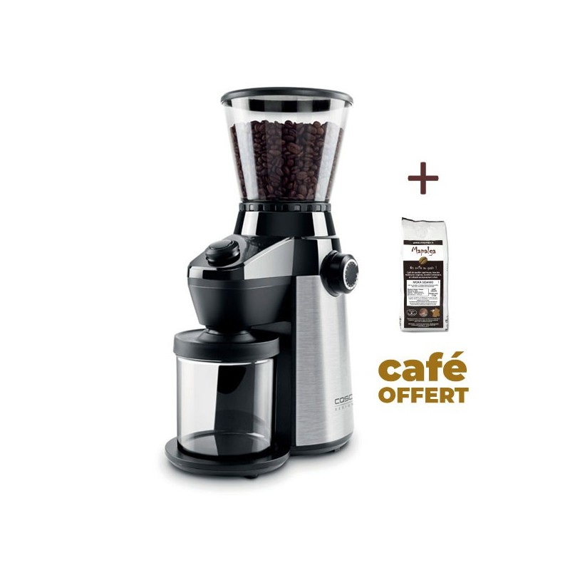 Barista Flavour Caso coffee mill + 250g of coffee offered