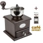 Moulin à café manuel Brésil bois teinté noyer - Peugeot + 250g de café OFFERTS Moulin à café manuel Brésil bois teinté noyer - Peugeot + 250g de café OFFERTS
