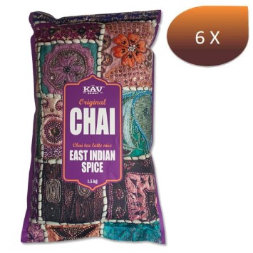 Pack x 6 Chaï latte EAST INDIAN SPICE 1,5 Kg - KAV ORIENT