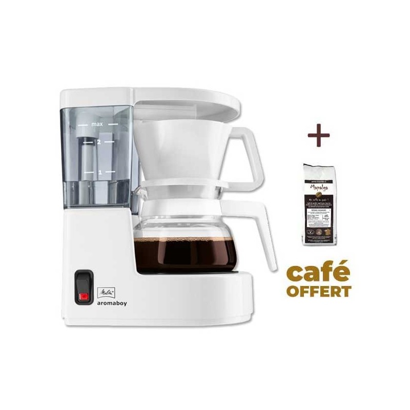 Coffee maker Aromaboy Melitta + 40 filters and 250g of coffee offered