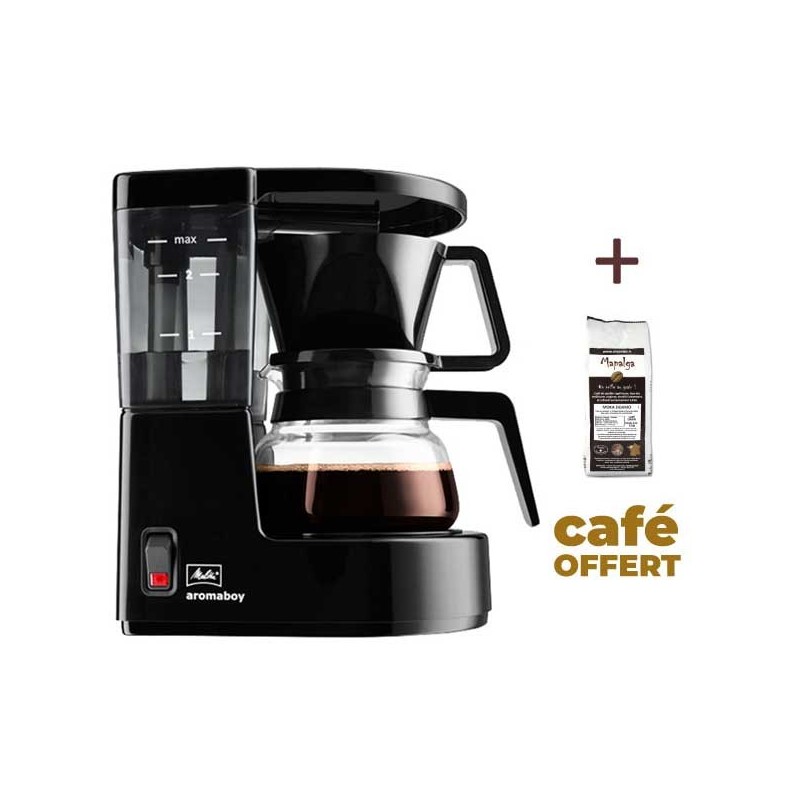 Coffee maker Aromaboy Melitta + 40 filters and 250g of coffee offered