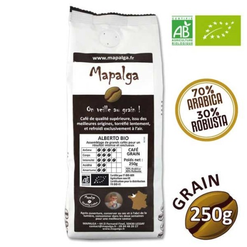Organic Alberto Grain Café - 250g - MAPALGA