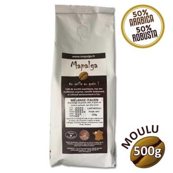 Café moulu MELANGE ITALIEN - 500g - MAPALGA