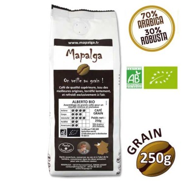 Organic Alberto Grain Café - 250g - MAPALGA