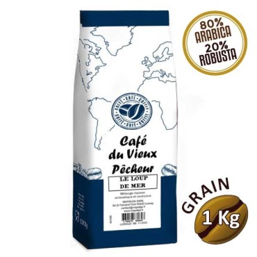 Coffee grain the sea wolf 1 kg - Café du Vieux fisherman