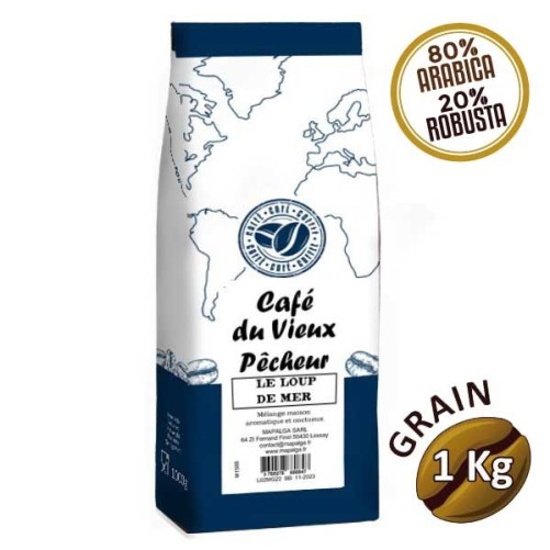 Coffee grain the sea wolf 1 kg - Café du Vieux fisherman