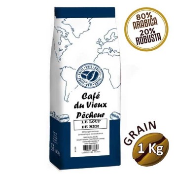 Coffee grain the sea wolf 1 kg - Café du Vieux fisherman