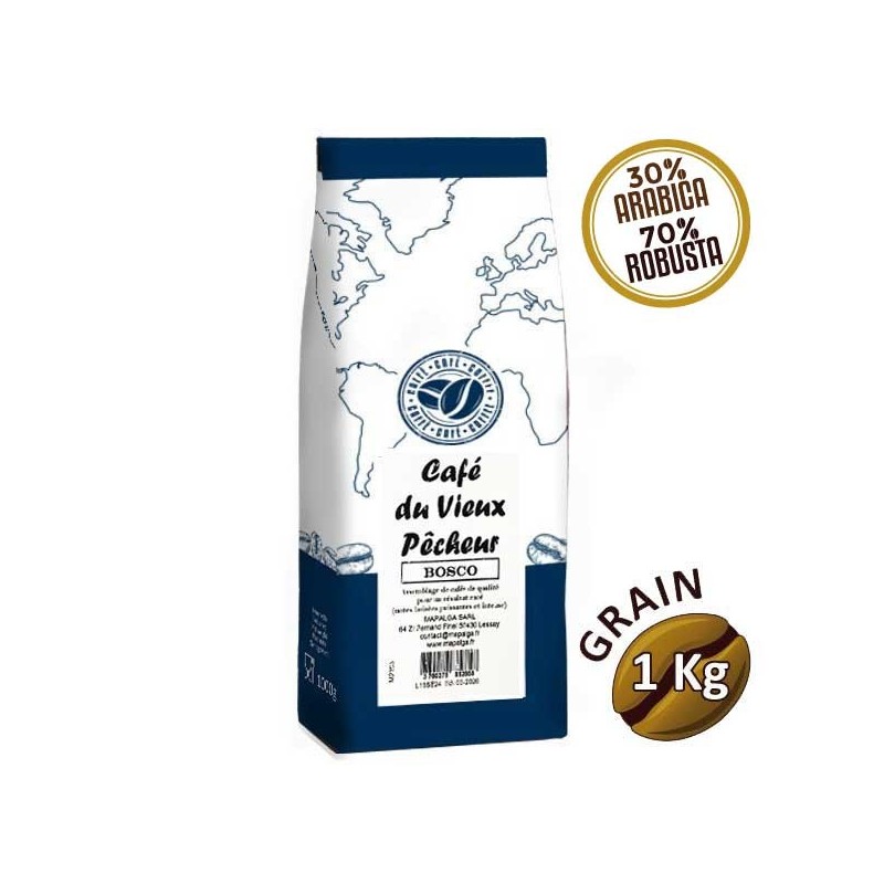 Bosco grain coffee - 1 kg - Old fisherman coffee