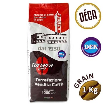 Café grain DÉCAFÉINÉ - 1 Kg - TORVECA