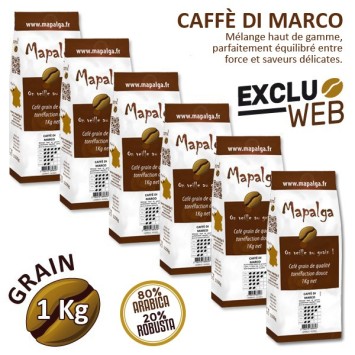 Pack x 6 Caffè di Marco 1 kg grain